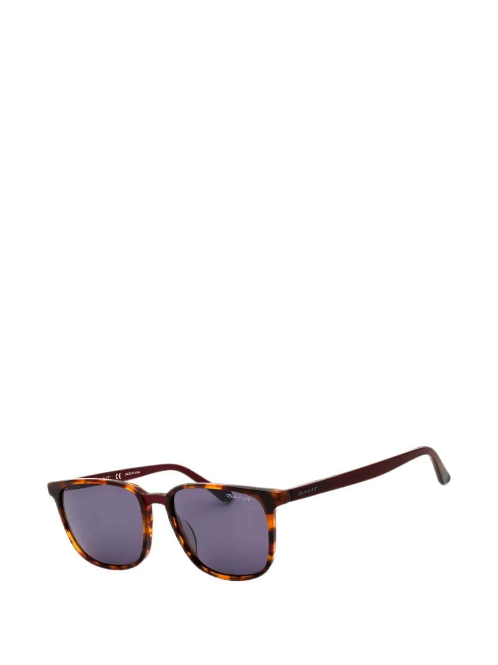 Gant tortoiseshell-effect rectangle-frame sunglasses Bruin