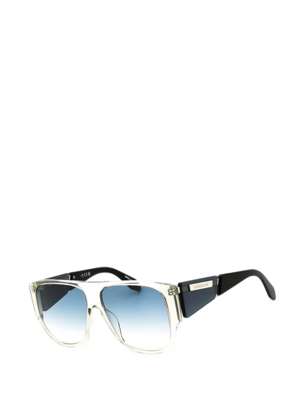 adidas oversized-frame sunglasses Beige