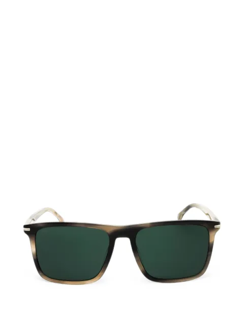 BOSS tortoiseshell-pattern square-frame sunglasses