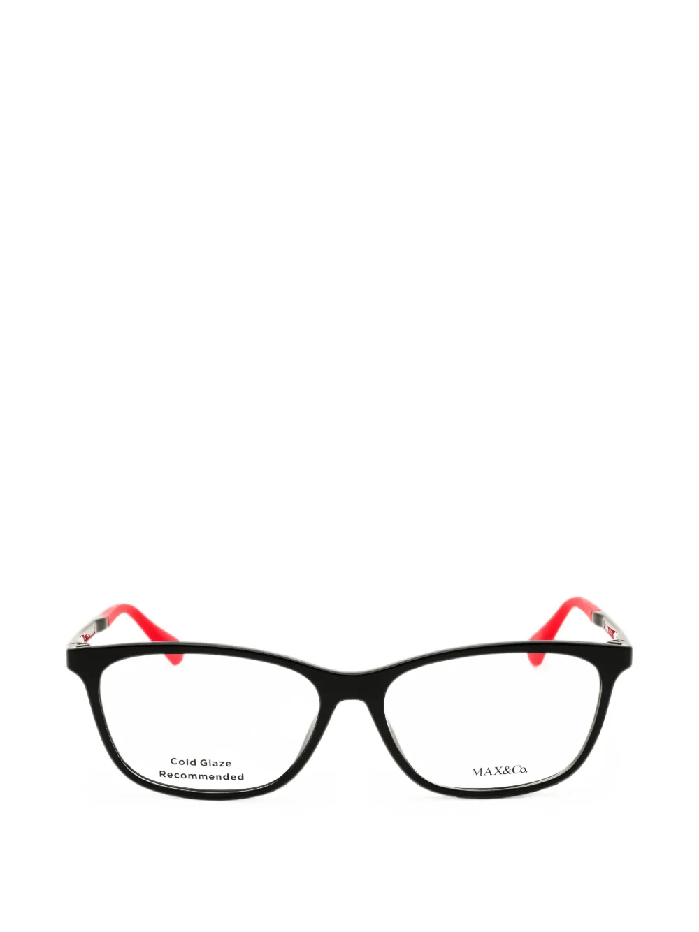 Max & Co Rectangle-frame Glasses In Schwarz