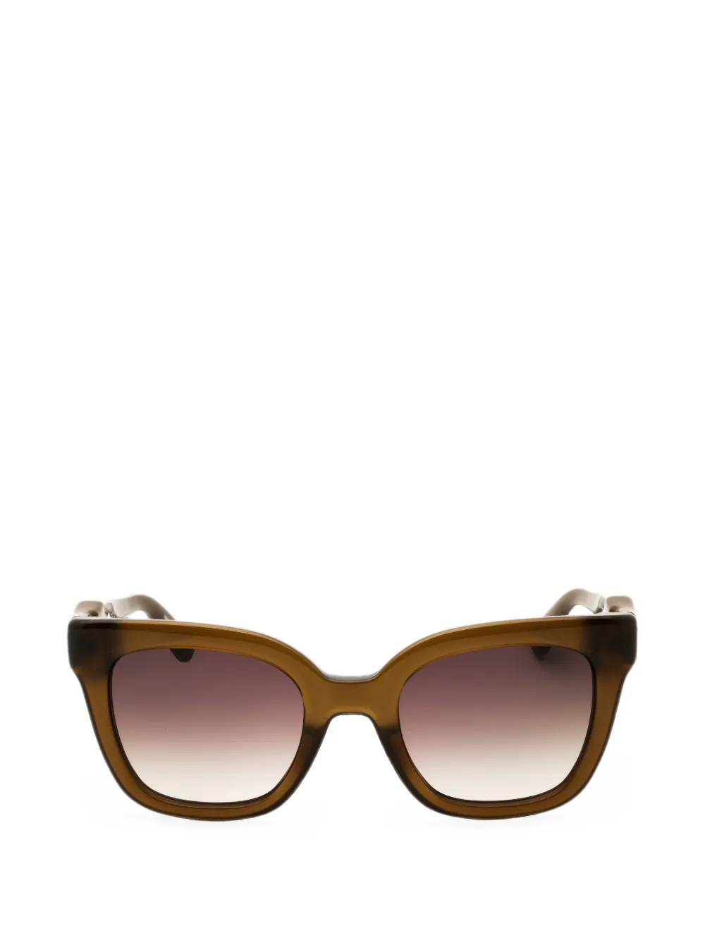 Longchamp square-frame sunglasses - Marrone