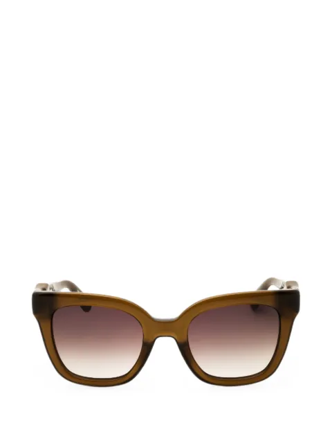 Longchamp lentes de sol con armazón cuadrada