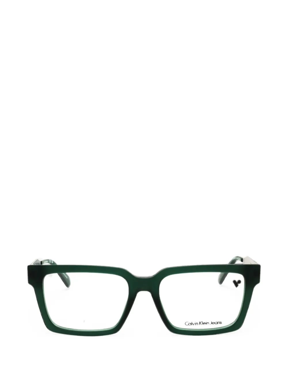 Calvin Klein Jeans rectangle-frame glasses - Verde