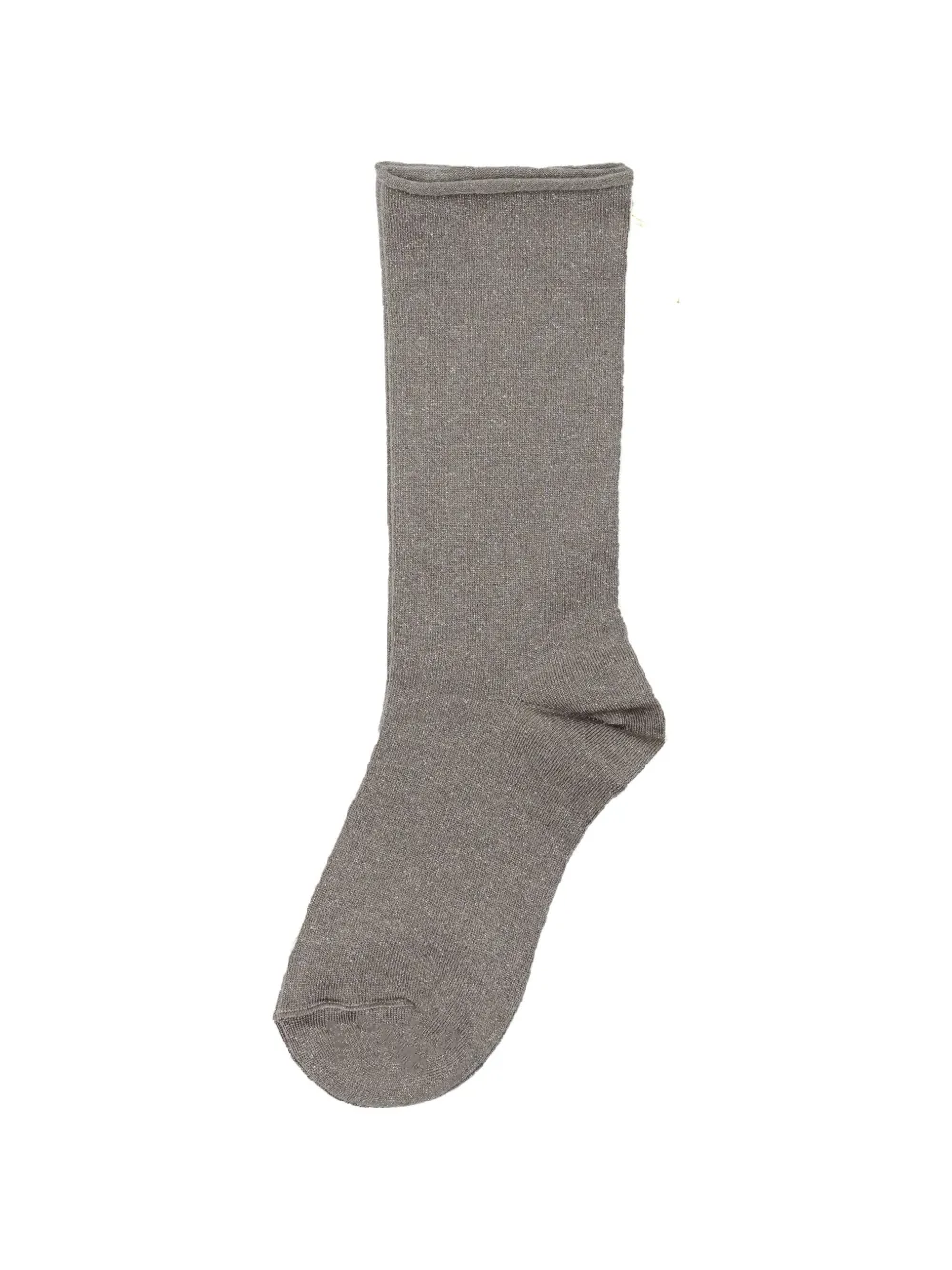 Brunello Cucinelli metallic-effect fine-knit socks - Grigio