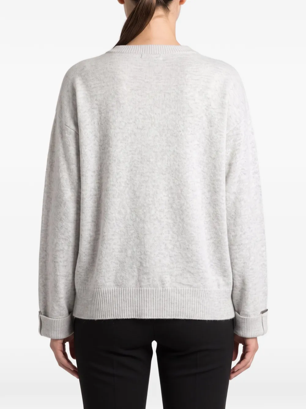 Brunello Cucinelli Sweater met ronde hals Grijs