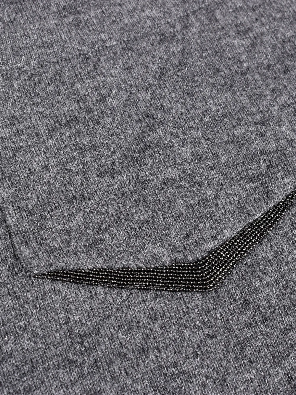 Brunello Cucinelli cashmere V-neck sweater Grijs