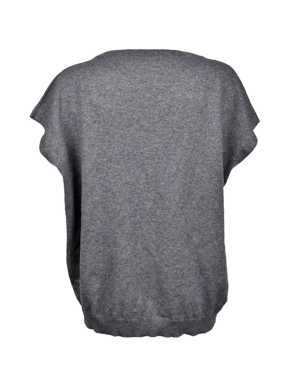 Brunello Cucinelli cashmere V-neck sweater Grijs