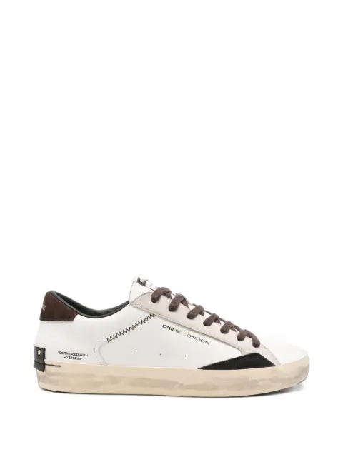 Crime London zapatillas con efecto envejecido