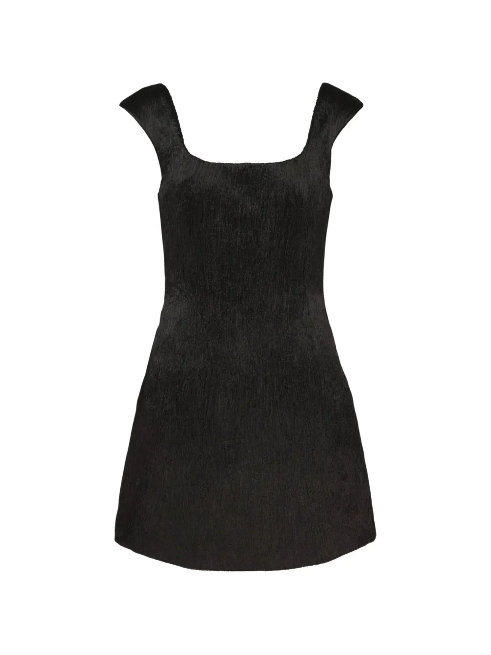 Stolen Stores textured square-neck mini dress