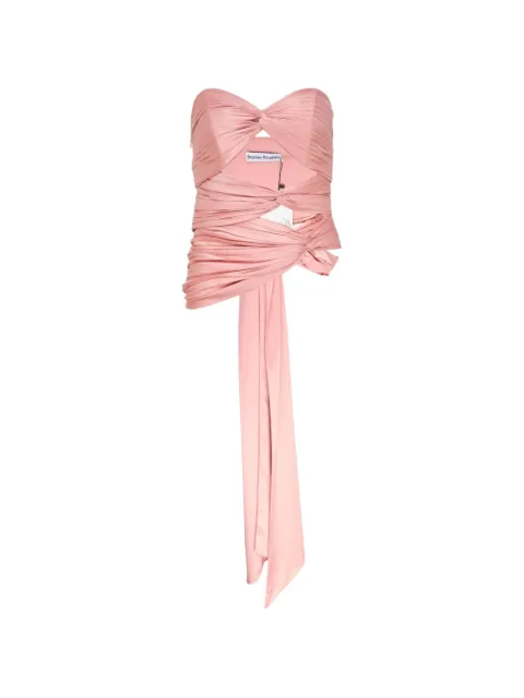 Stolen Stores ruched strapless top