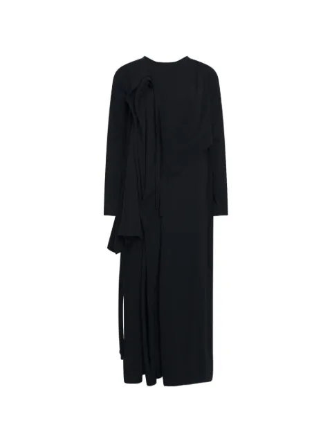 Yohji Yamamoto Binder ドレープ レイヤード マキシドレス