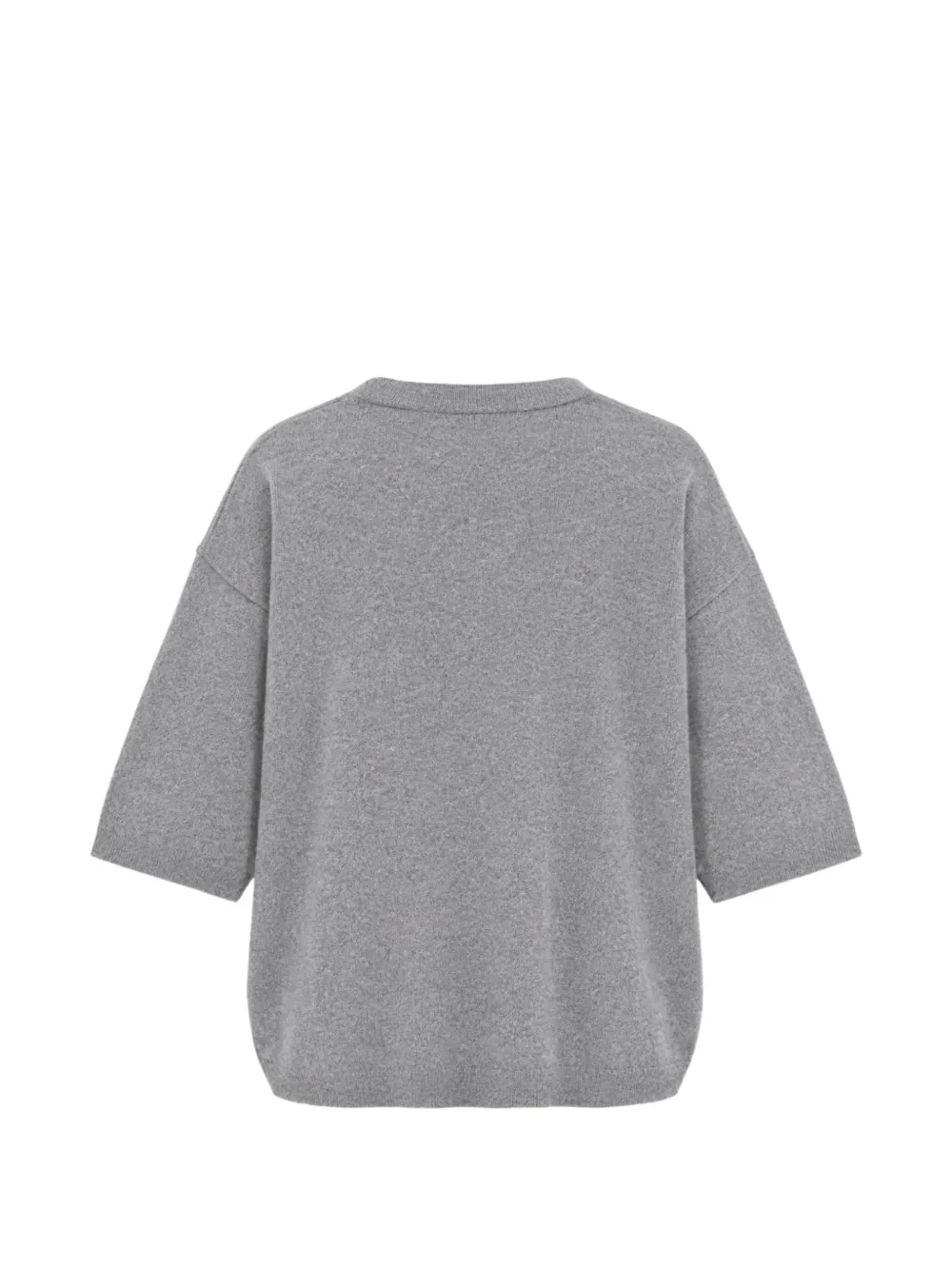 Sofie D'hoore short-sleeve wool sweater Grijs