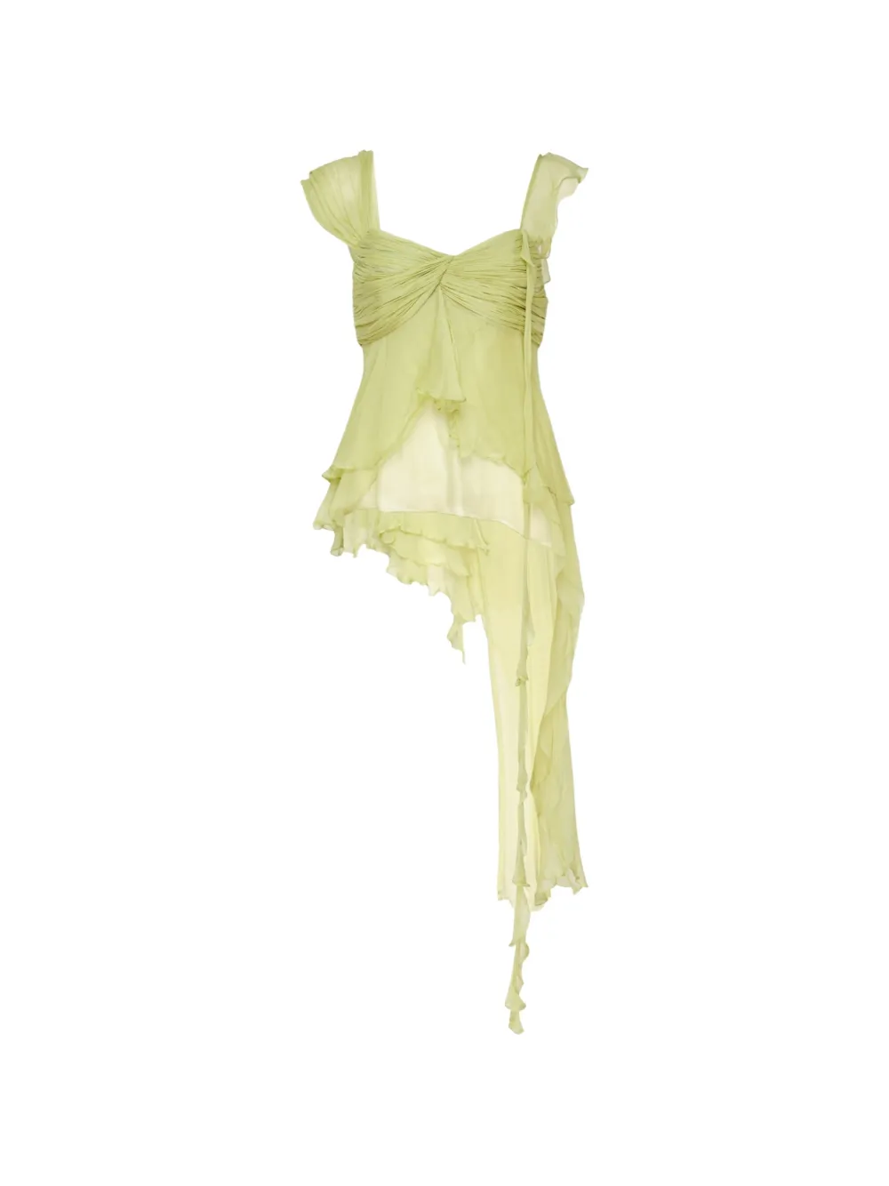 Stolen Stores Fairy asymmetric ruffled mini dress