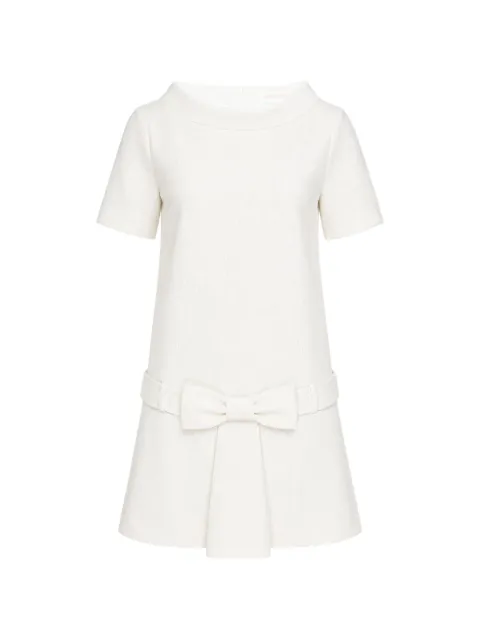SHUSHU/TONG bow-detail mini dress