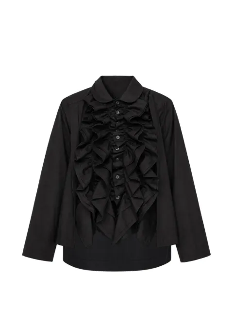 Comme des Garçons TAO ruffled layered shirt