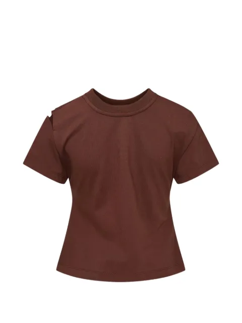 RE CODE cut-out jersey T-shirt