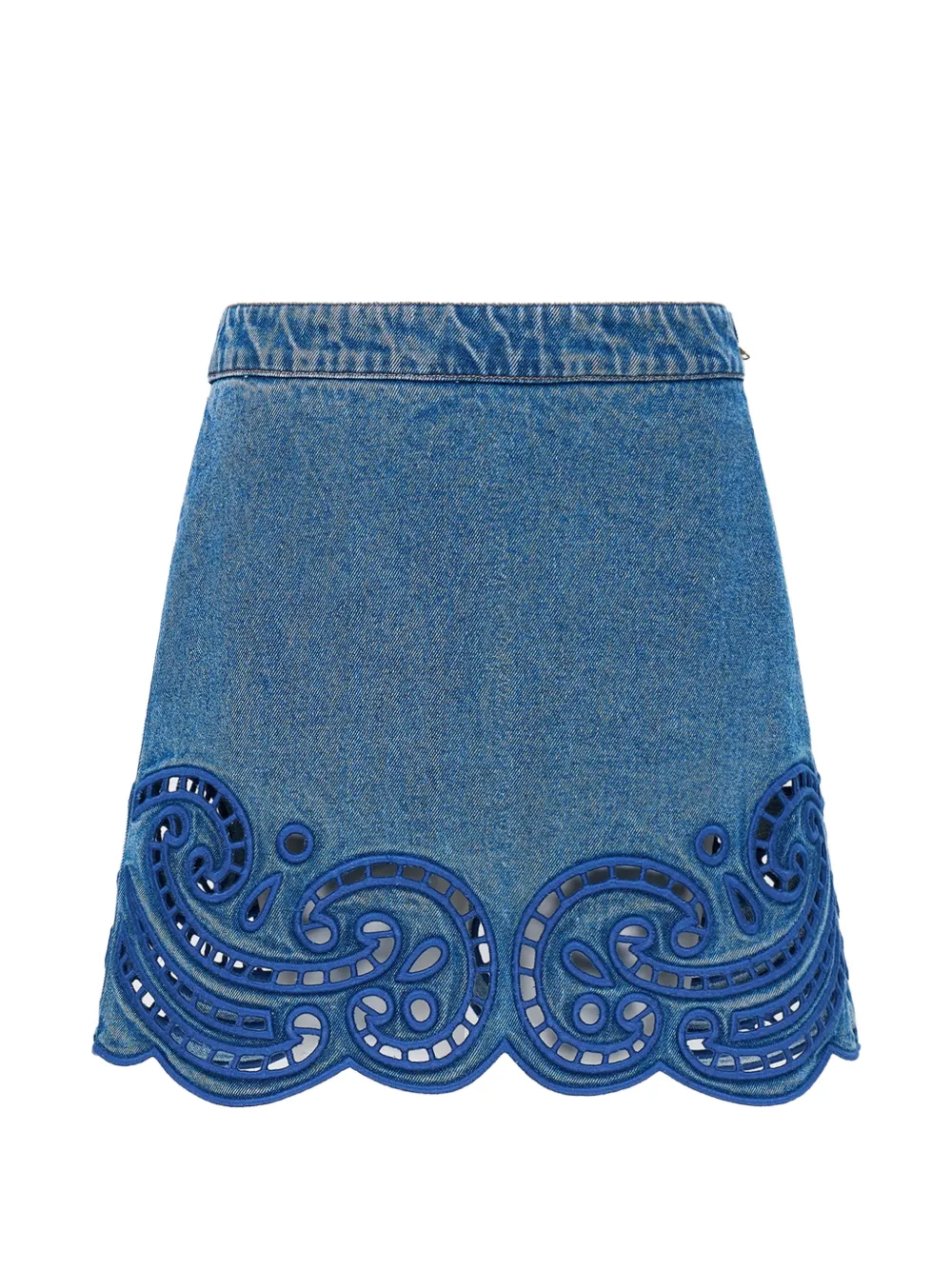 Ulla Johnson Cadiz cut-out mini skirt Blauw