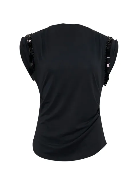 3.1 Phillip Lim sequin-embellished ruched T-shirt