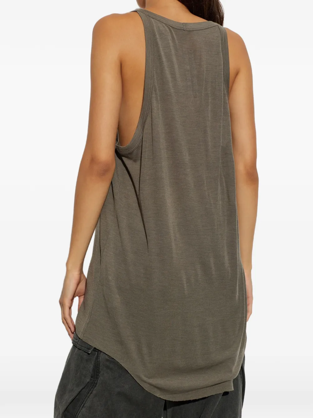 Rick Owens Gigi tanktop met geribbelde afwerking Grijs