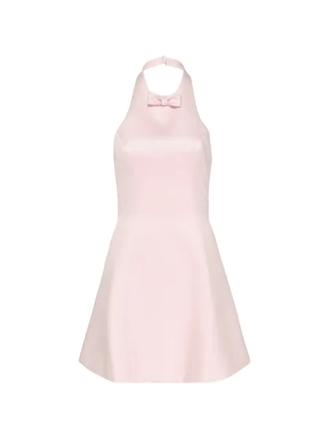 Stolen Stores Bow halterneck mini dress