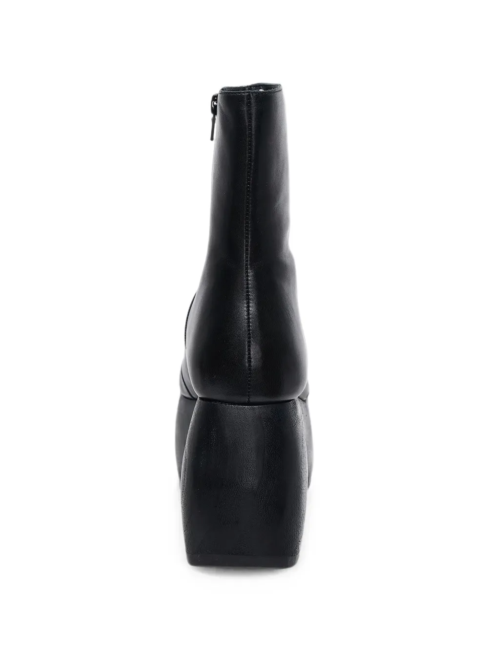 Comme Des Garçons X John Fluevog Platform Ankle Boots in Black, view 3