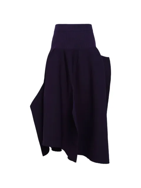 CFCL ribbed-knit flared skirt