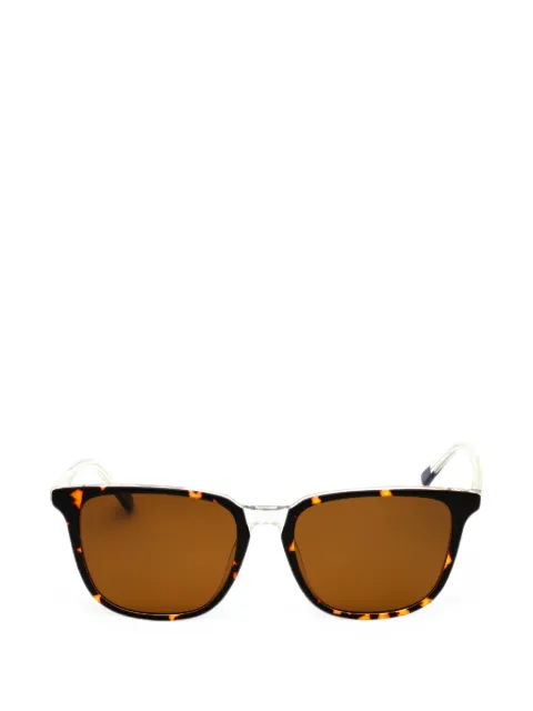 Gant tortoiseshell-effect rectangle-frame sunglasses