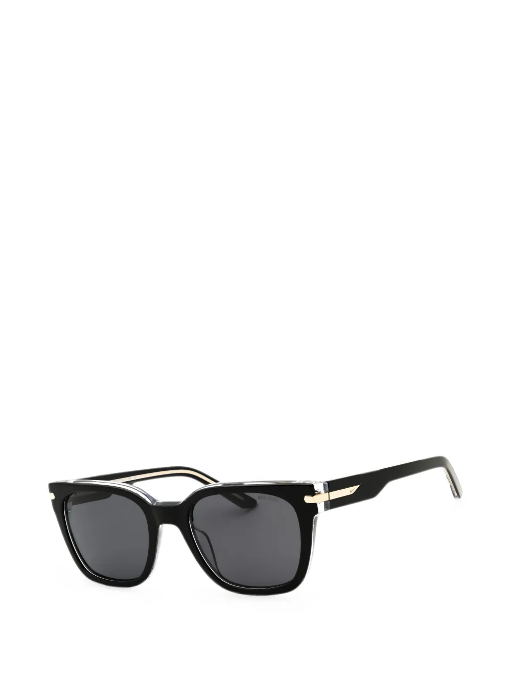 Nike Crescent II N rectangle-frame sunglasses Zwart