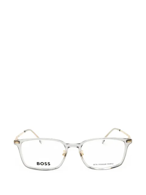 BOSS rectangle-frame glasses