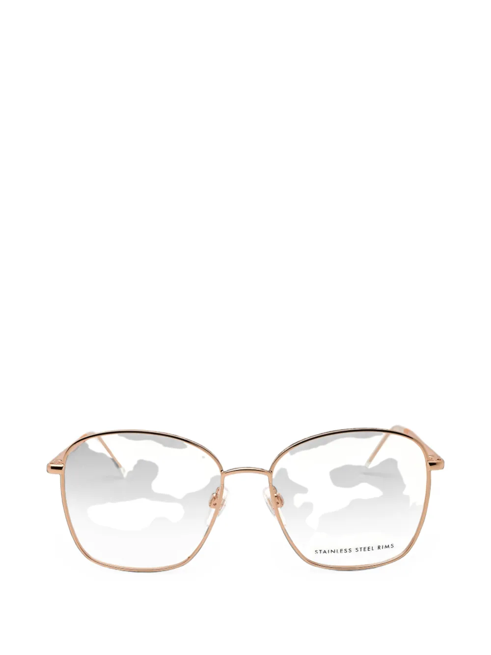 Tommy Hilfiger geometric-frame glasses - Oro