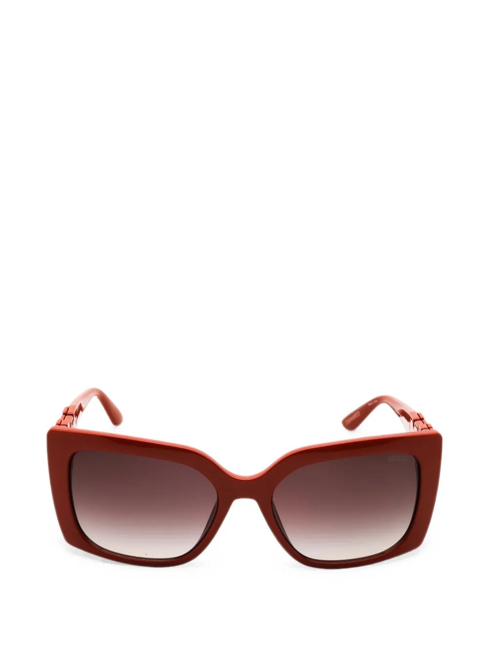 GUESS USA rectangle-frame sunglasses - Arancione