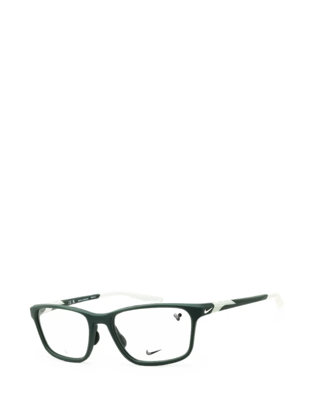 Nike rectangle-frame glasses Groen
