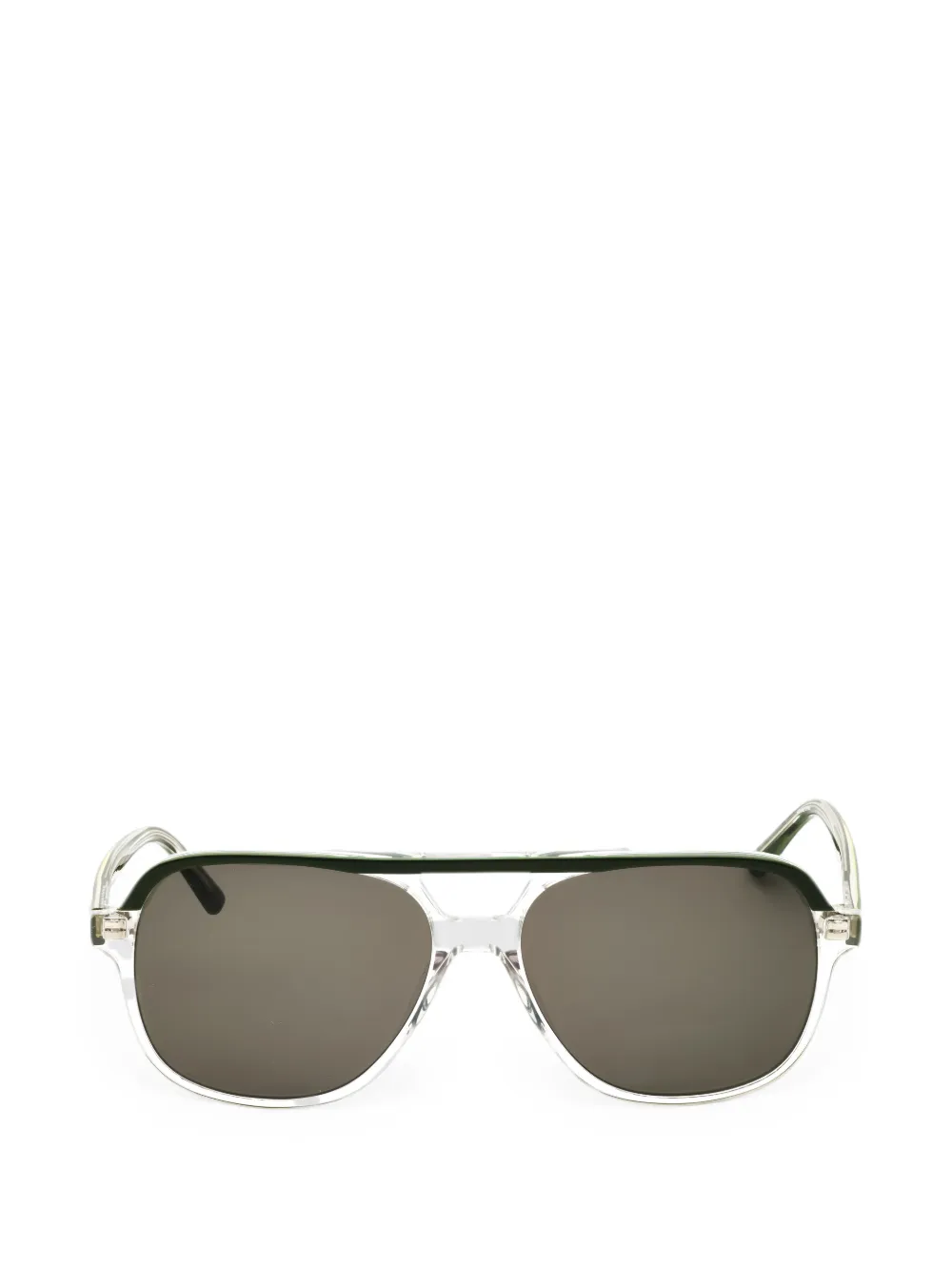 Cole Haan rectangle-frame sunglasses | Green | Image 1