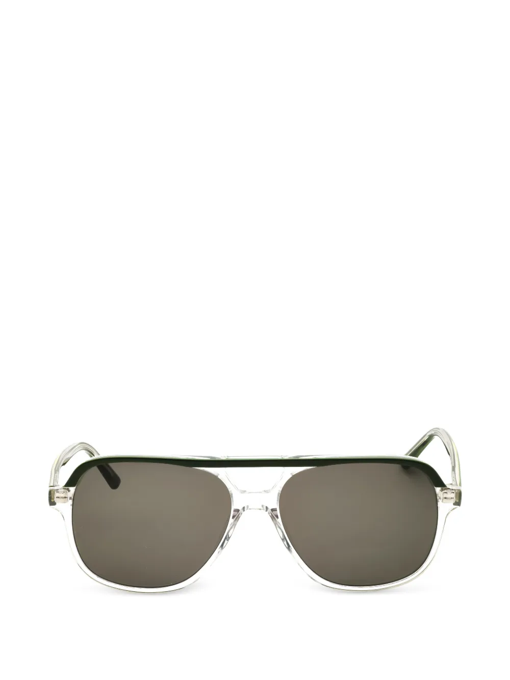 Cole Haan rectangle-frame sunglasses | Green | Image 1