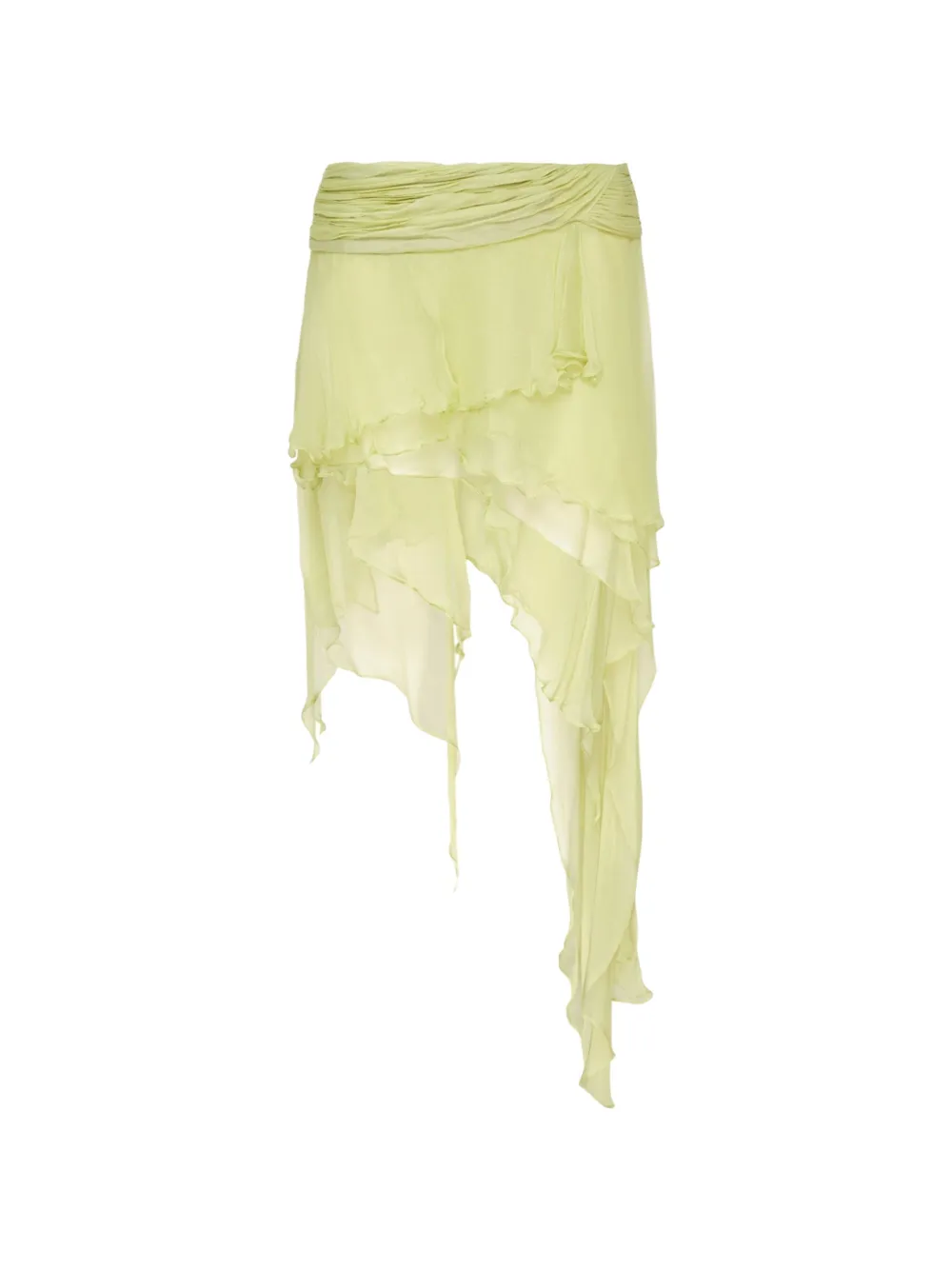Stolen Stores Fairy ruffled asymmetric mini skirt