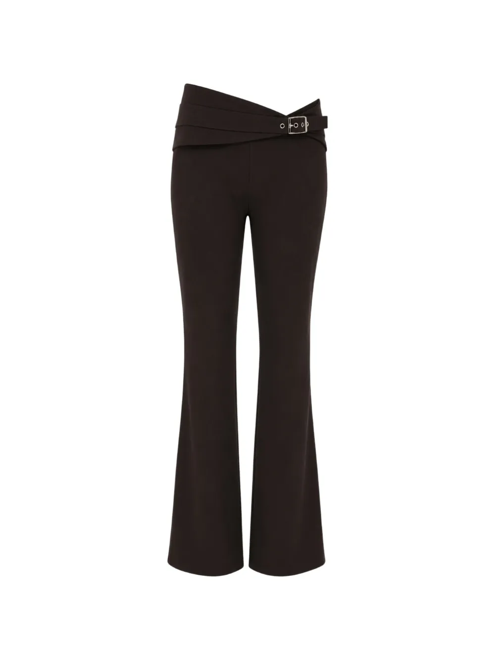 Stolen Stores buckled flared trousers