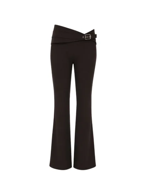 Stolen Stores buckled flared trousers