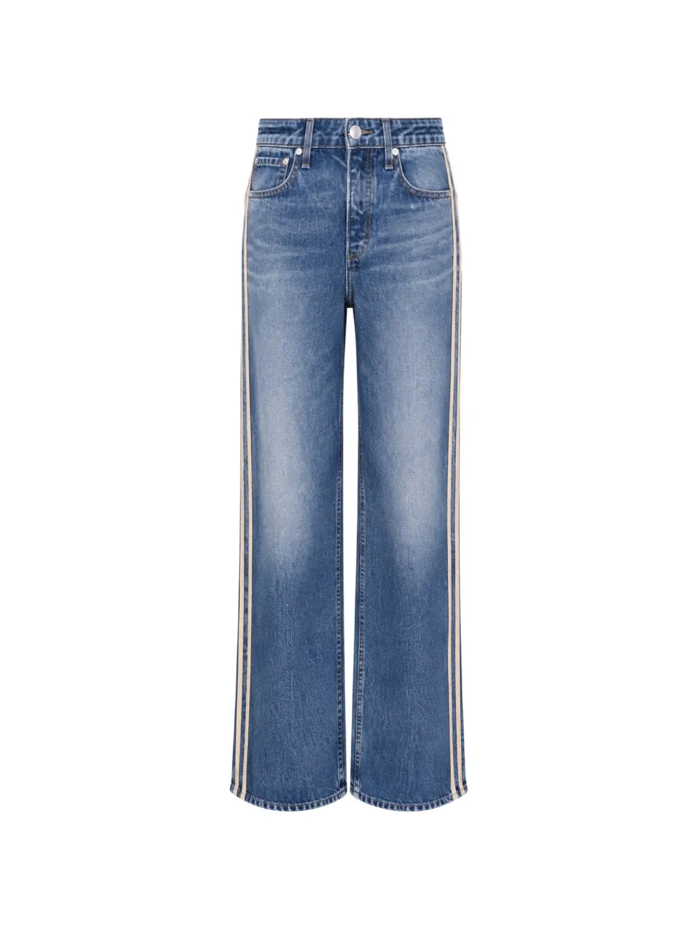 rag & bone rb Miramar side-stripe jeans - Blu