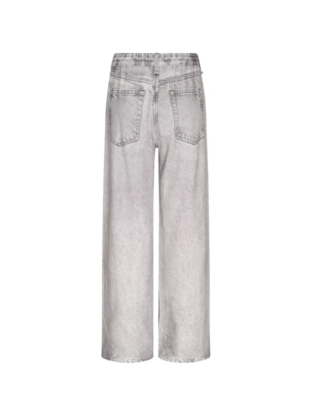rag & bone Rb Miramar jeans met acid-wassing en trekkoord Grijs