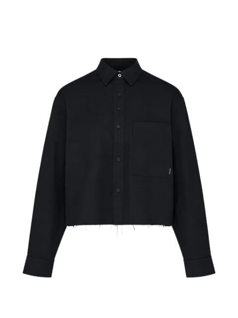 RE CODE raw-cut chest-pocket shirt