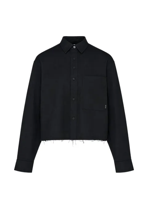 RE CODE raw-cut chest-pocket shirt