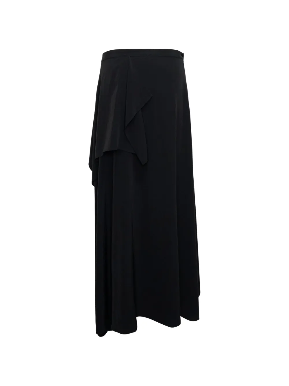 Y's Maxi-rok met ruches Zwart