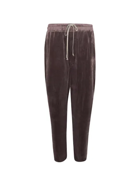 Rick Owens pants Astaires con textura de terciopelo