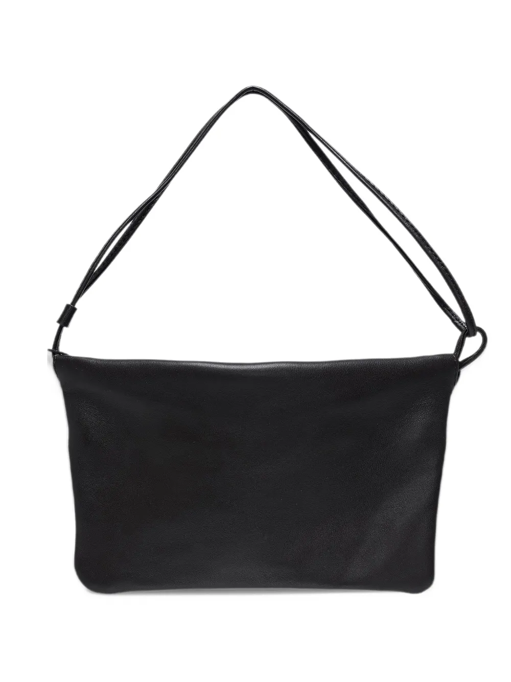 NOTHING WRITTEN leather shoulder bag - Nero