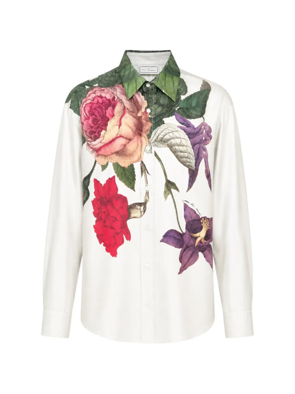 Pierre-Louis Mascia floral-print silk shirt