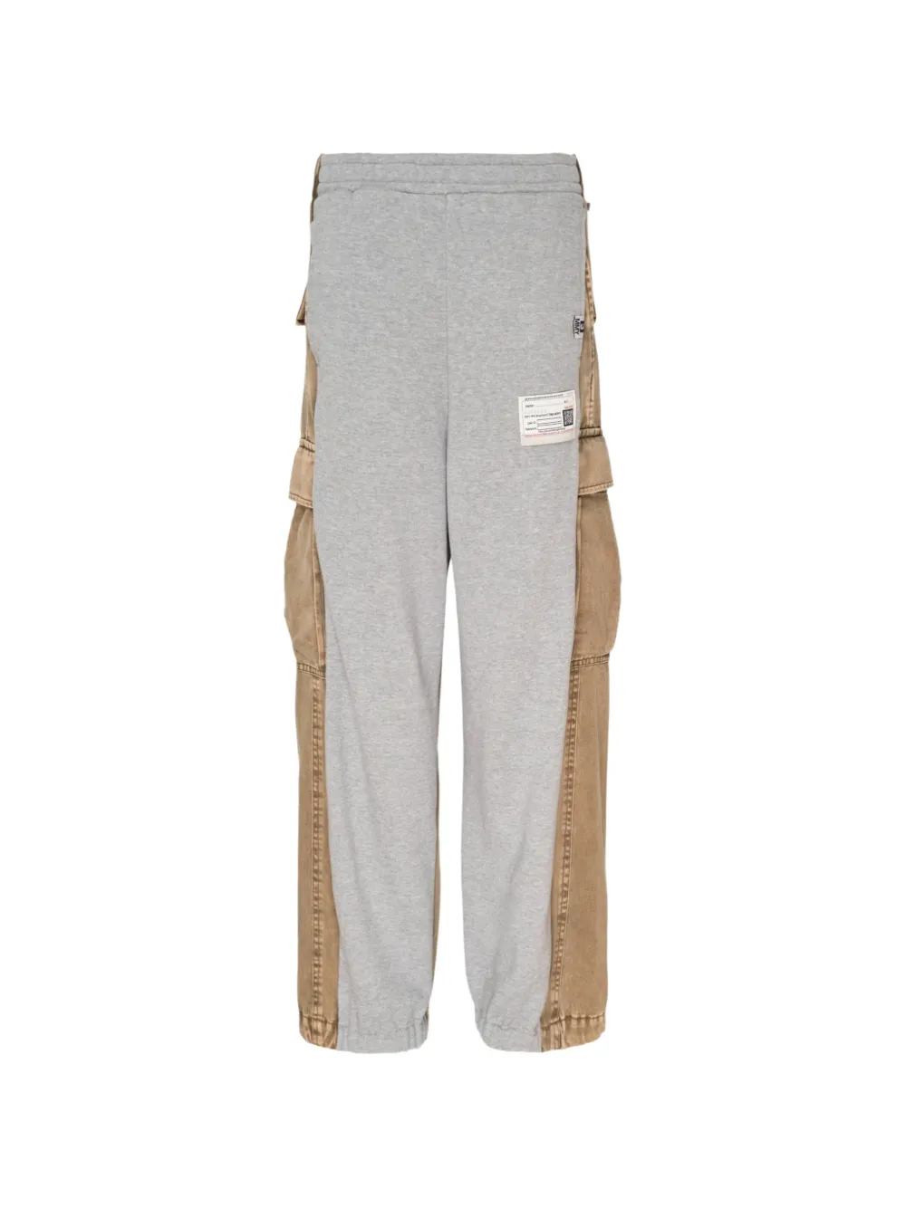 Maison MIHARA YASUHIRO combined sweat military pants - Grigio