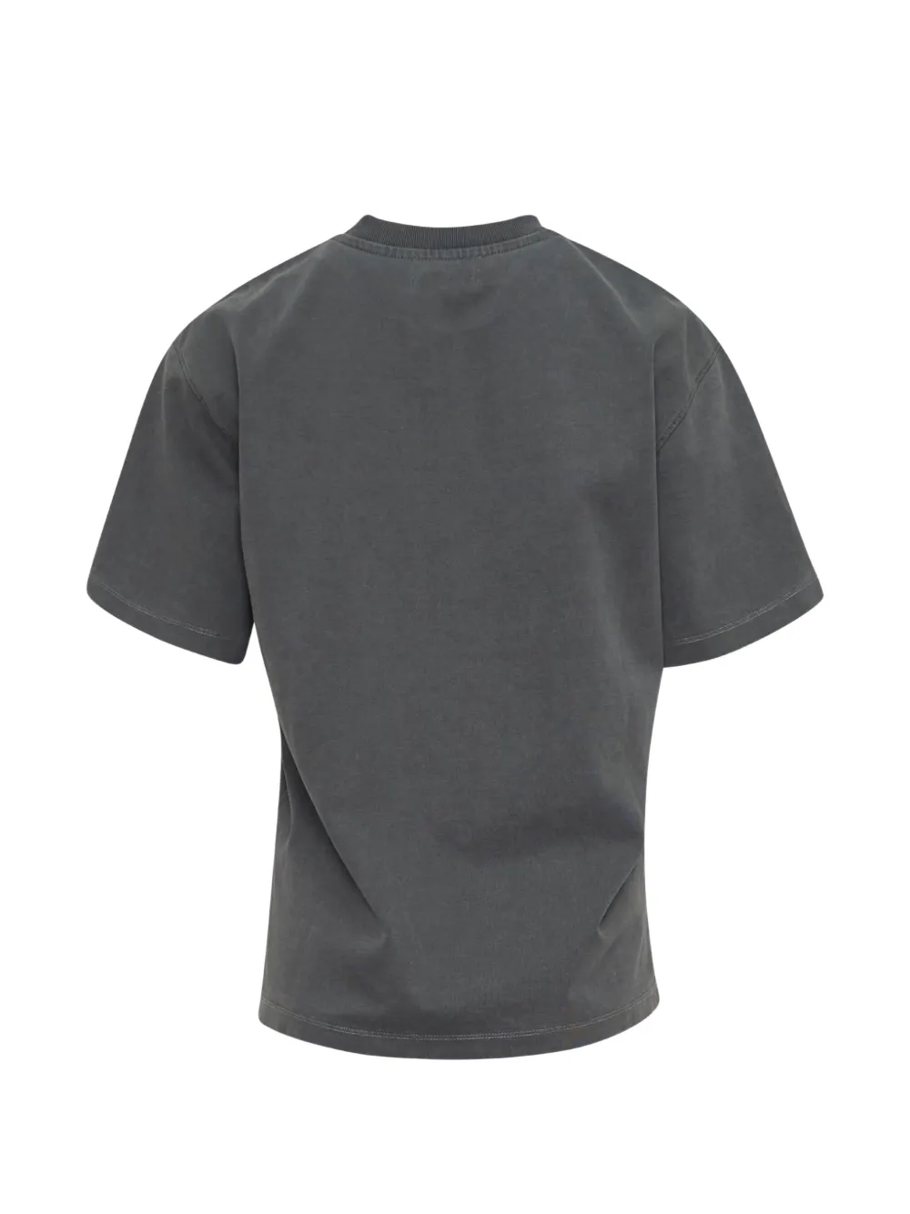 GANNI T-shirt met broderie anglaise Grijs