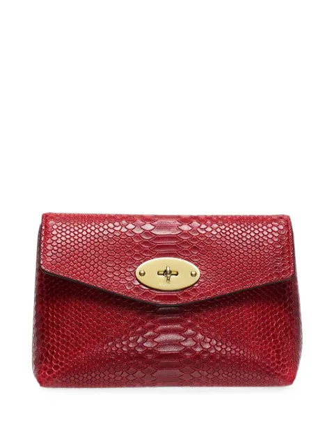 Mulberry Darley snakeskin-effect wallet 