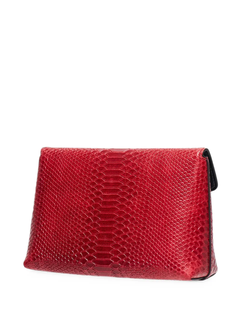 Mulberry Darley portemonnee met slangen-effect Rood