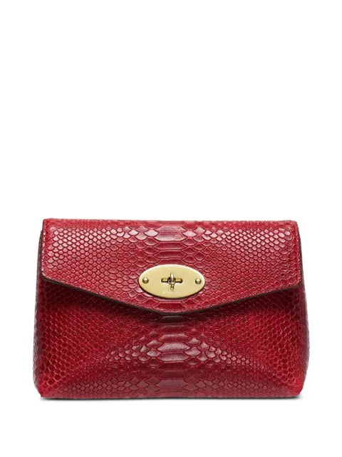 Mulberry Darley snakeskin-effect wallet